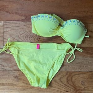 VS Embellished Yellow Bikini